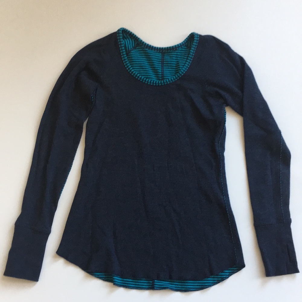 Lululemon Reversible Open Your Heart Long Sleeve